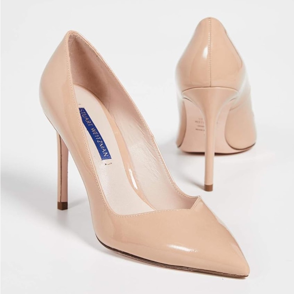 Stuart Weitzman Nude Heels Pumps